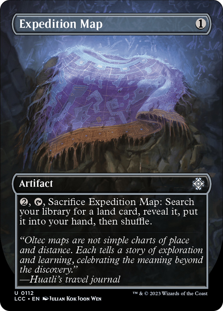 Magic: The Gathering - Expedition Map - The Lost Caverns of Ixalan Commander