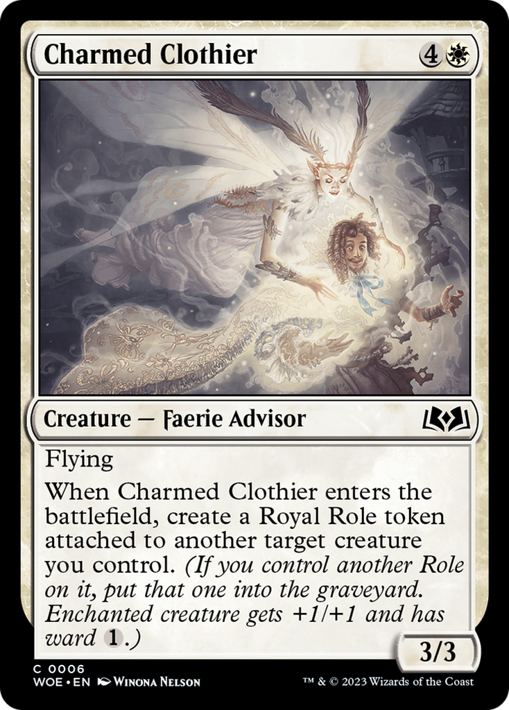 Magic: The Gathering - Charmed Clothier Foil - Wilds of Eldraine