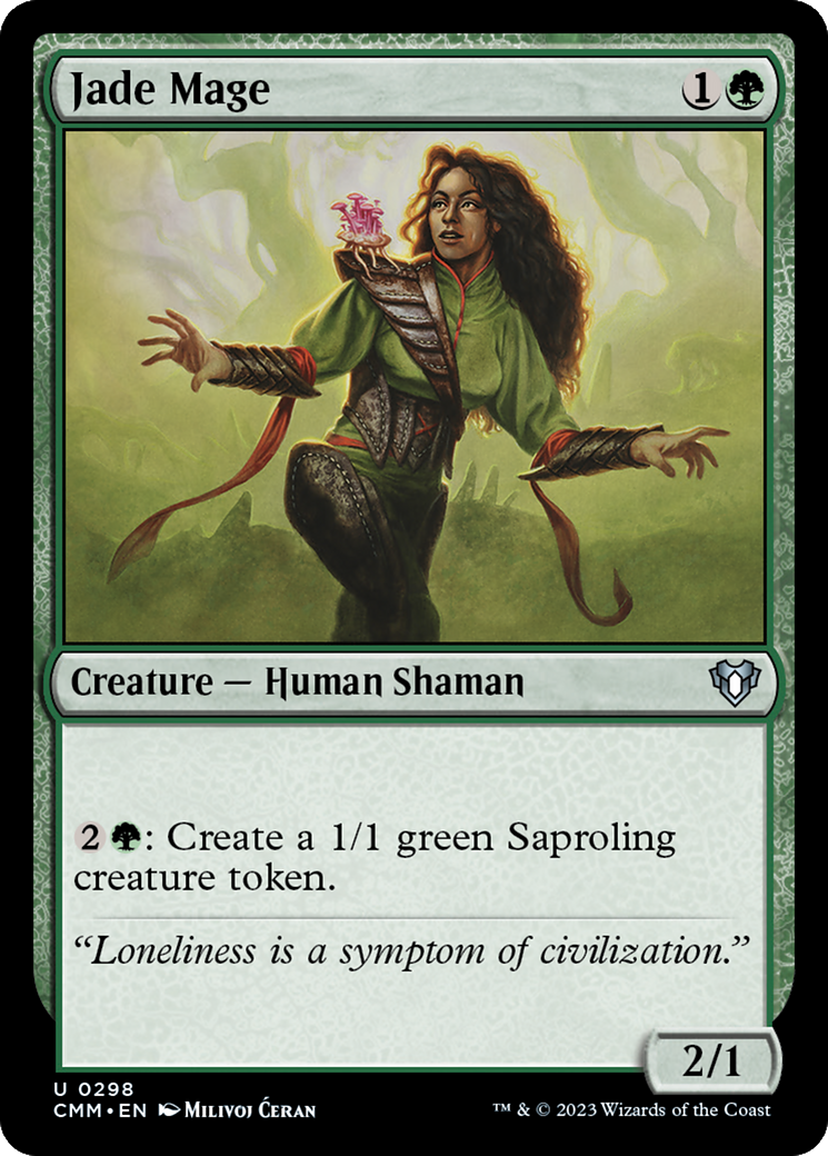 Magic: The Gathering - Jade Mage - Commander Masters