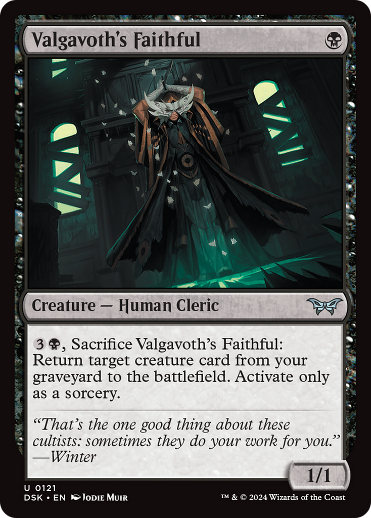 Magic: The Gathering - Valgavoth's Faithful - Duskmourn: House of Horror