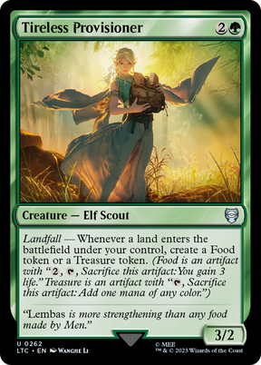 Magic: The Gathering - Tireless Provisioner - Tales of Middle-earth Commander