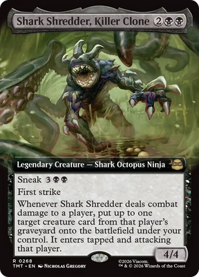 Magic: The Gathering - Shark Shredder, Killer Clone - Teenage Mutant Ninja Turtles