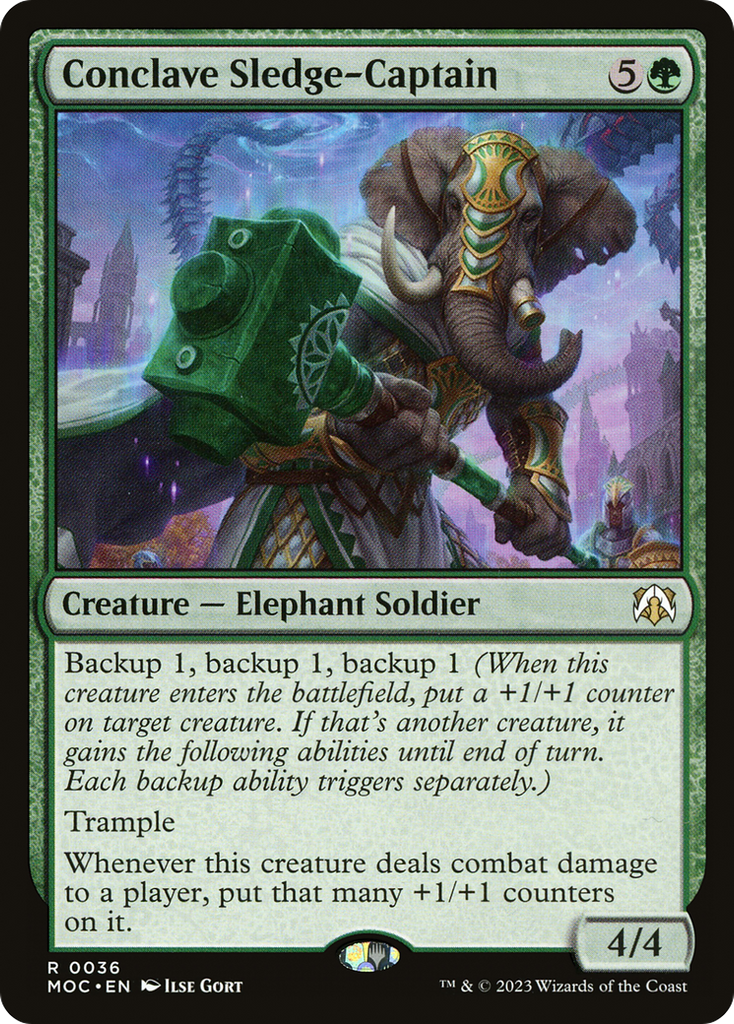 Magic: The Gathering - Conclave Sledge-Captain - March of the Machine Commander