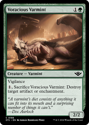 Magic: The Gathering - Voracious Varmint Foil - Outlaws of Thunder Junction