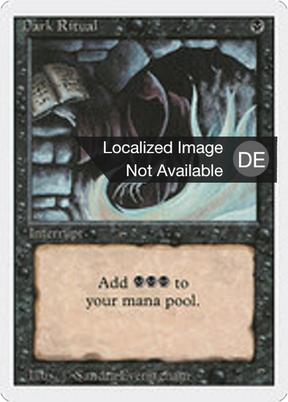 Magic: The Gathering - Schwarzer Ritus - Revised Edition