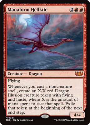 Magic: The Gathering - Manaform Hellkite - Tarkir: Dragonstorm Commander