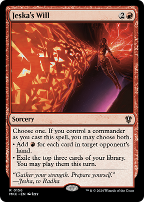 Magic: The Gathering - Jeska's Will - Murders at Karlov Manor Commander