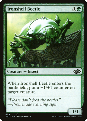 Magic: The Gathering - Ironshell Beetle - Jumpstart 2022