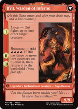 Magic: The Gathering - Clive, Ifrit's Dominant // Ifrit, Warden of Inferno Foil - Final Fantasy