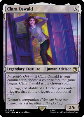Magic: The Gathering - Clara Oswald - Doctor Who