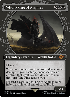 Magic: The Gathering - Witch-king of Angmar Foil - The Lord of the Rings: Tales of Middle-earth