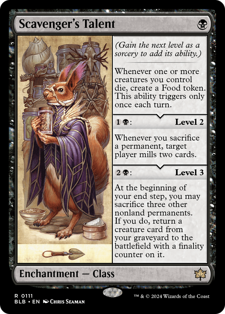Magic: The Gathering - Scavenger's Talent Foil - Bloomburrow