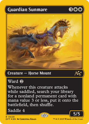 Magic: The Gathering - Guardian Sunmare Foil - Aetherdrift