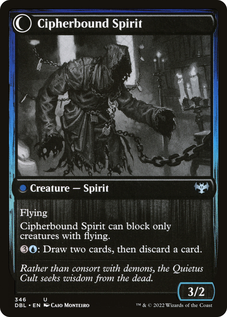 Magic: The Gathering - Soulcipher Board // Cipherbound Spirit Foil - Innistrad: Double Feature