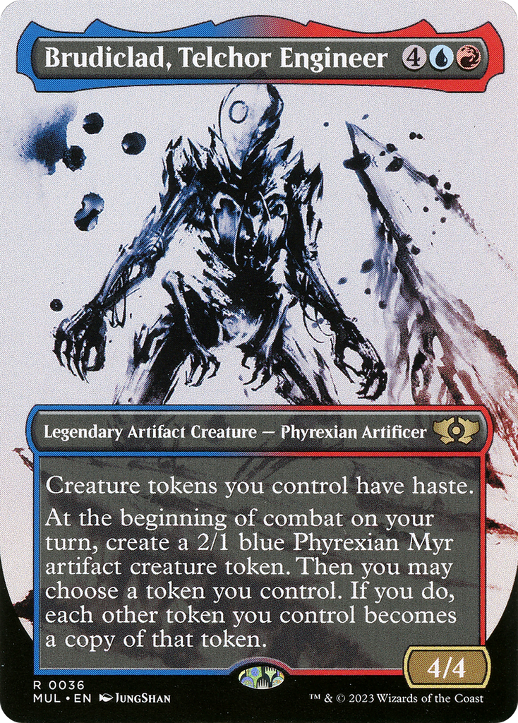 Magic: The Gathering - Brudiclad, Telchor Engineer Foil - Multiverse Legends