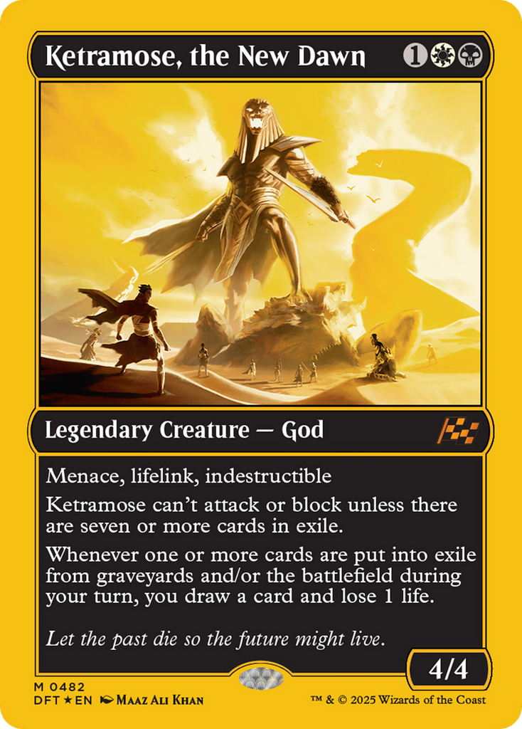 Magic: The Gathering - Ketramose, the New Dawn Foil - Aetherdrift