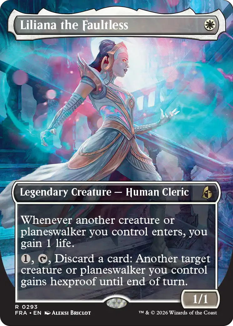 Magic: The Gathering - Liliana the Faultless Foil - Reality Fracture