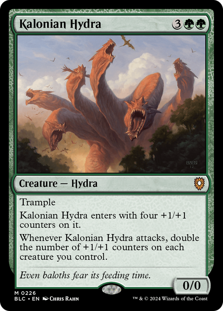 Magic: The Gathering - Kalonian Hydra - Bloomburrow Commander