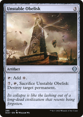Magic: The Gathering - Unstable Obelisk - Starter Commander Decks