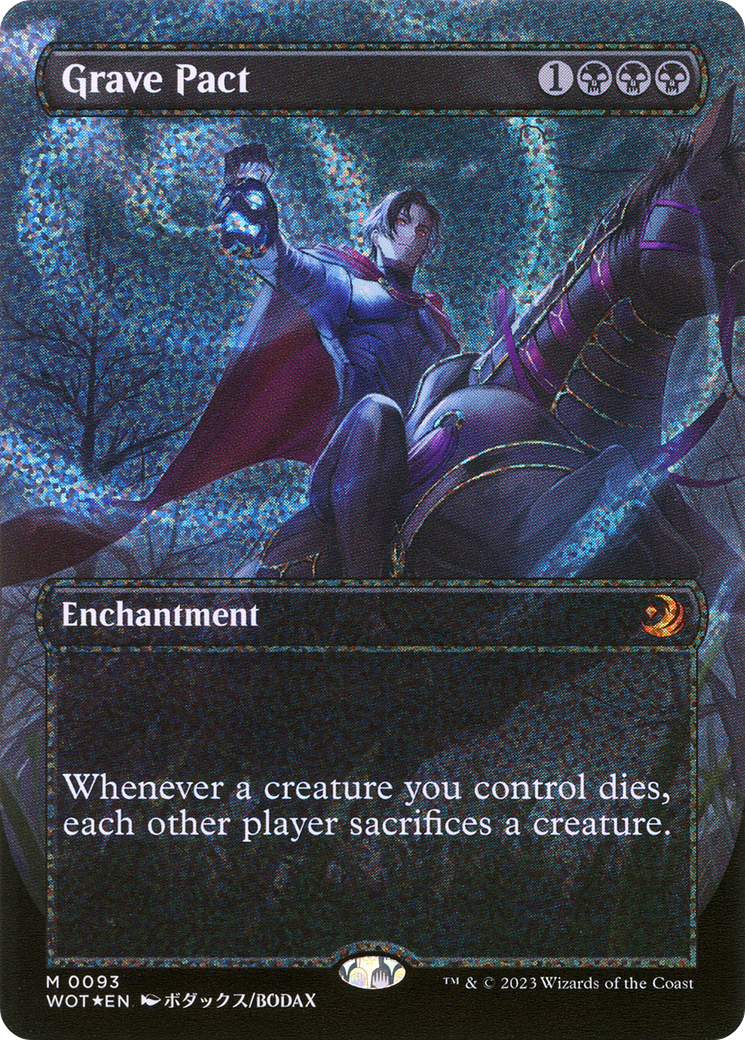 Magic: The Gathering - Grave Pact Foil - Wilds of Eldraine: Enchanting Tales
