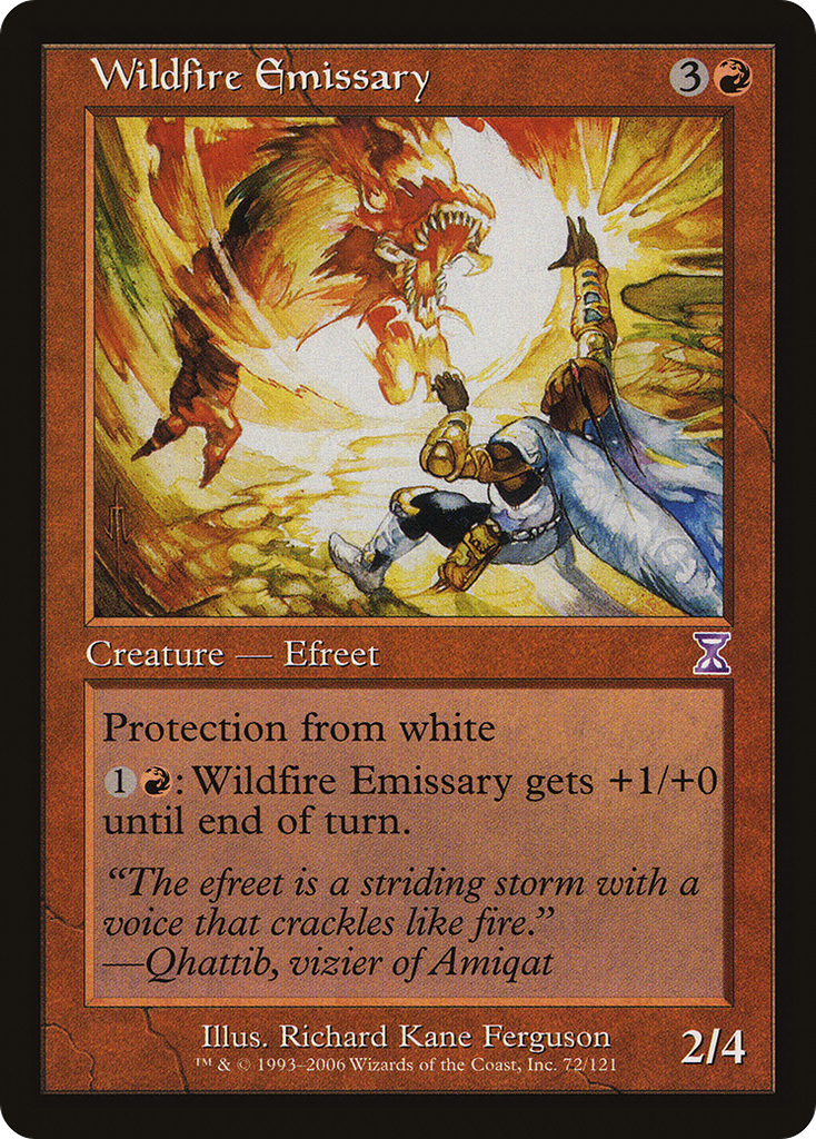 Magic: The Gathering - Wildfire Emissary - Time Spiral Timeshifted