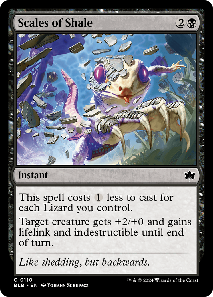 Magic: The Gathering - Scales of Shale Foil - Bloomburrow