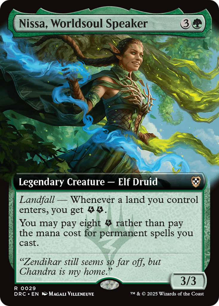 Magic: The Gathering - Nissa, Worldsoul Speaker - Aetherdrift Commander