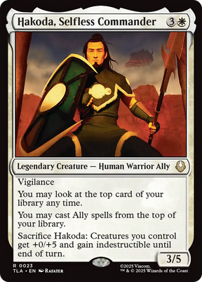 Magic: The Gathering - Hakoda, Selfless Commander - Avatar: The Last Airbender