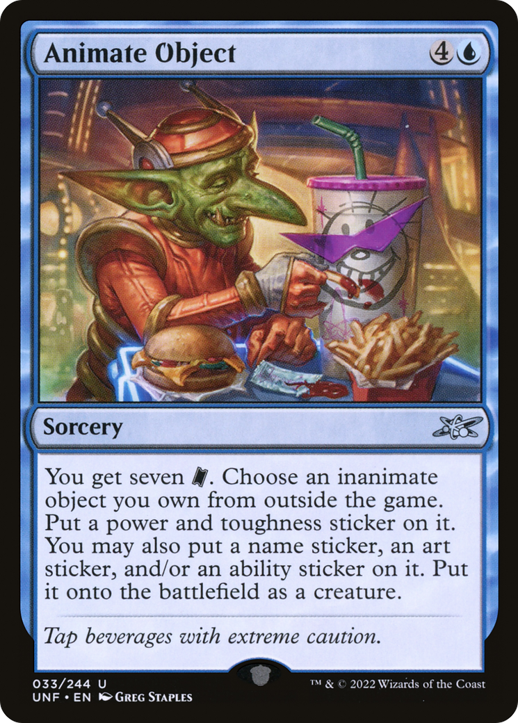 Magic: The Gathering - Animate Object - Unfinity