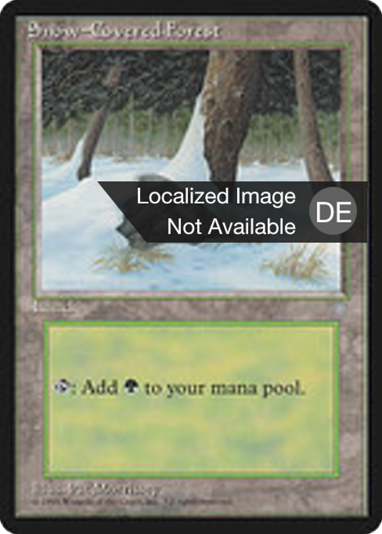 Magic: The Gathering - Verschneiter Wald - Ice Age