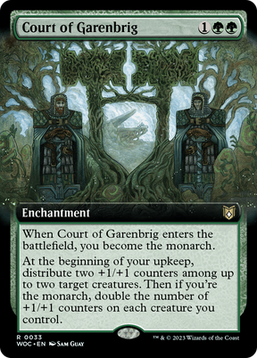 Magic: The Gathering - Court of Garenbrig Foil - Wilds of Eldraine Commander