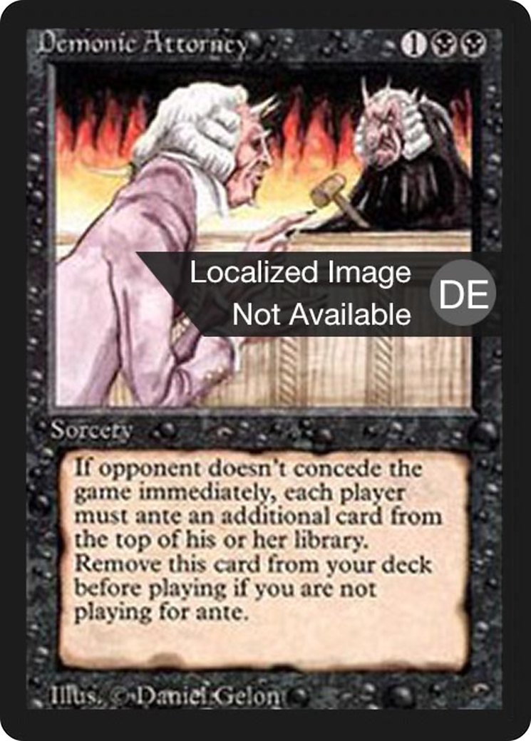 Magic: The Gathering - Advocatus Diaboli - Foreign Black Border