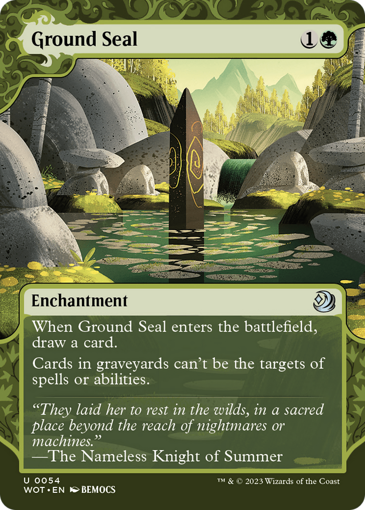 Magic: The Gathering - Ground Seal - Wilds of Eldraine: Enchanting Tales