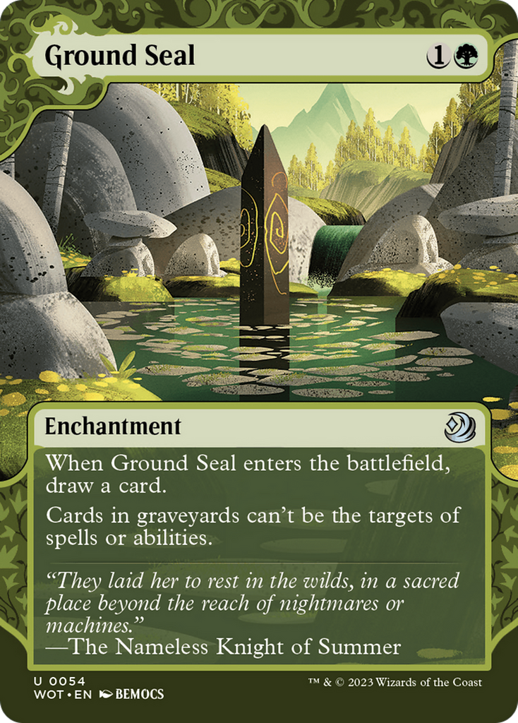 Magic: The Gathering - Ground Seal - Wilds of Eldraine: Enchanting Tales