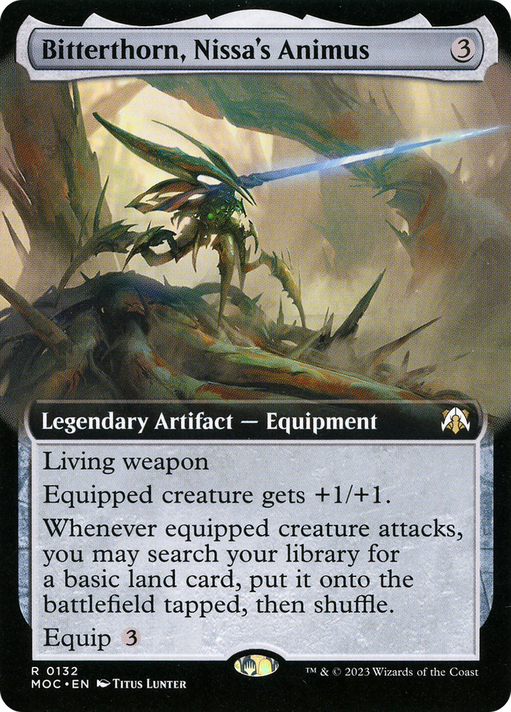 Magic: The Gathering - Bitterthorn, Nissa's Animus - March of the Machine Commander