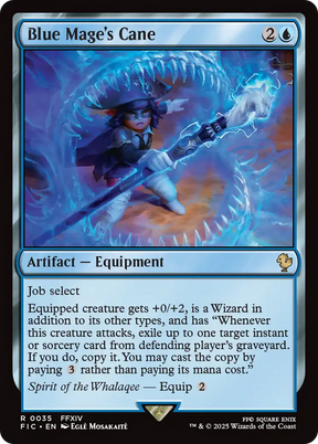 Magic: The Gathering - Blue Mage's Cane - Final Fantasy Commander