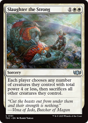 Magic: The Gathering - Slaughter the Strong - Tarkir: Dragonstorm Commander