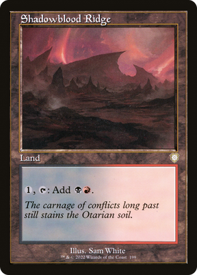 Magic: The Gathering - Shadowblood Ridge - The Brothers' War Commander