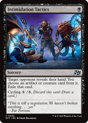 Magic: The Gathering - Intimidation Tactics - Aetherdrift