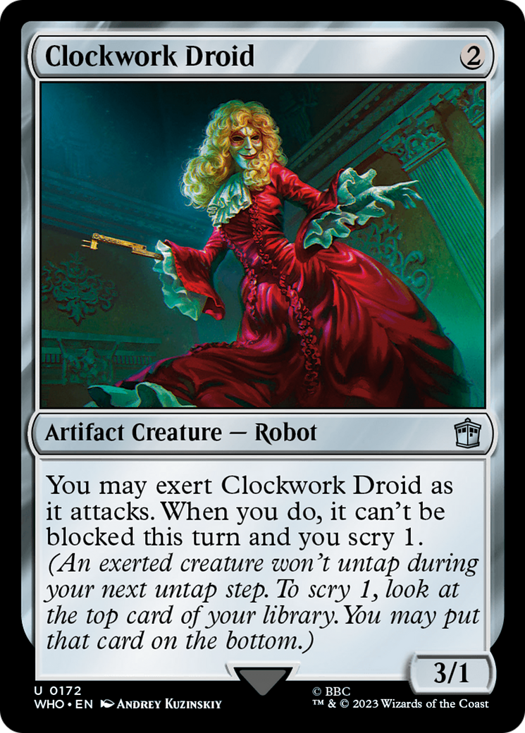 Magic: The Gathering - Clockwork Droid Foil - Doctor Who