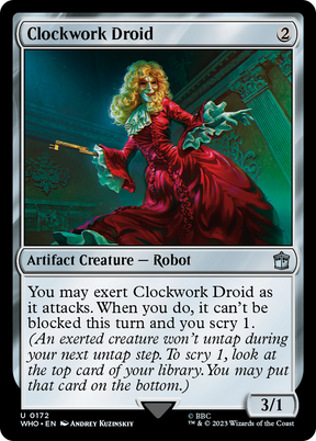 Magic: The Gathering - Clockwork Droid - Doctor Who