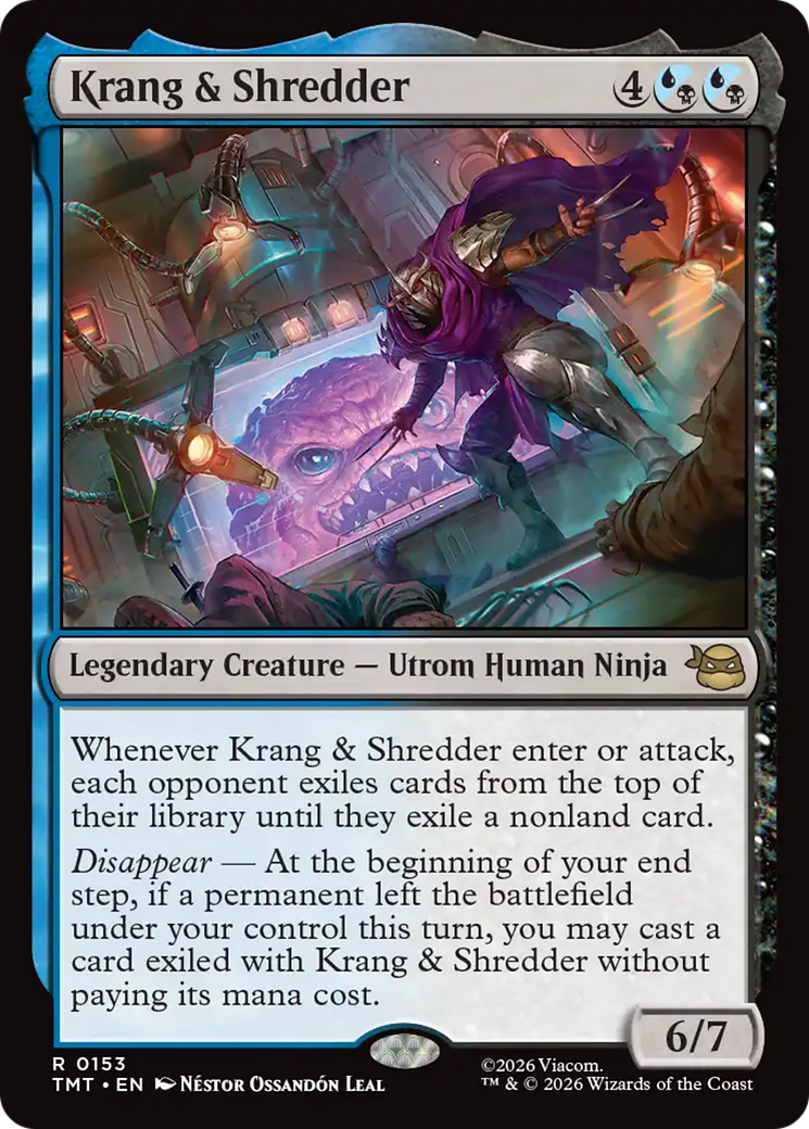 Magic: The Gathering - Krang & Shredder - Teenage Mutant Ninja Turtles