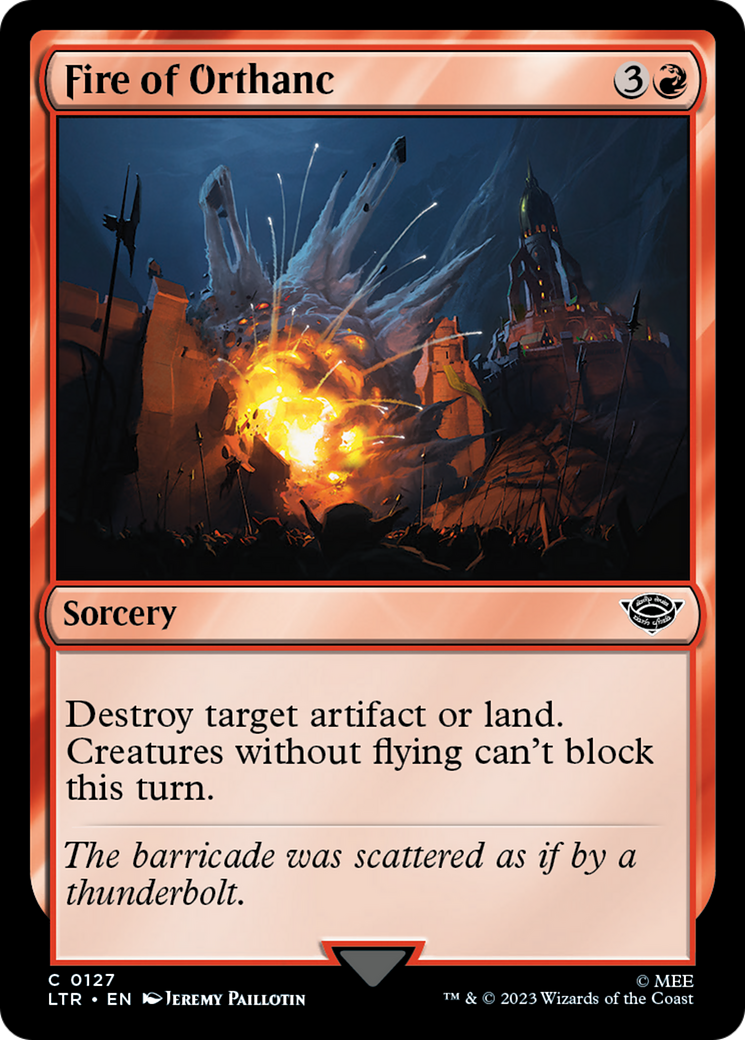 Magic: The Gathering - Fire of Orthanc - The Lord of the Rings: Tales of Middle-earth