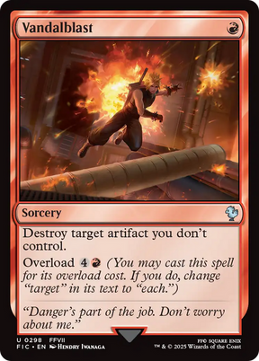 Magic: The Gathering - Vandalblast - Final Fantasy Commander