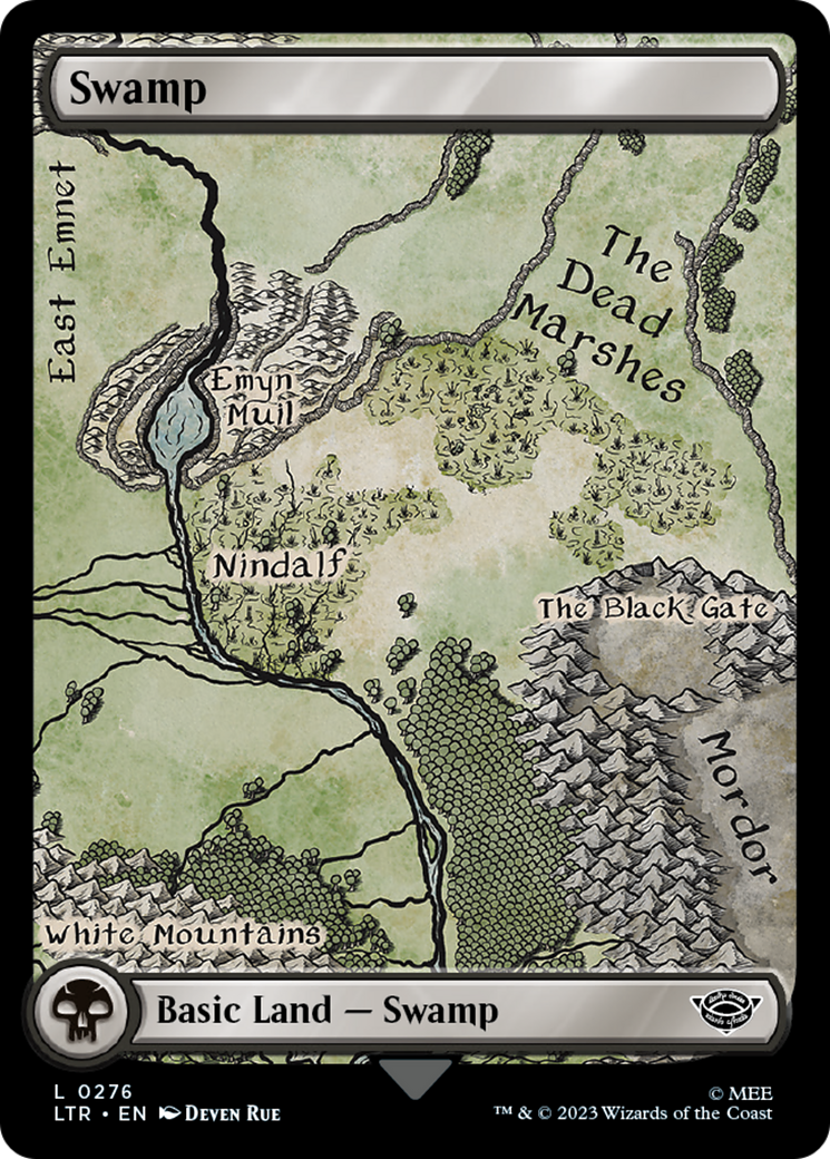 Magic: The Gathering - Swamp - The Lord of the Rings: Tales of Middle-earth