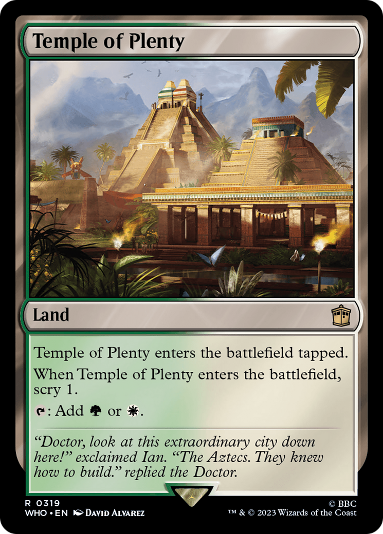 Magic: The Gathering - Temple of Plenty - Doctor Who