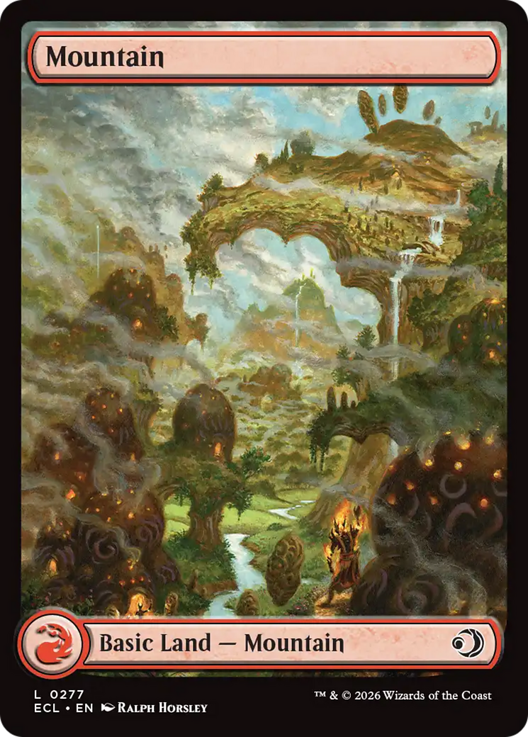 Magic: The Gathering - Mountain #277 Foil - Lorwyn Eclipsed
