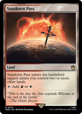 Magic: The Gathering - Sundown Pass - Doctor Who