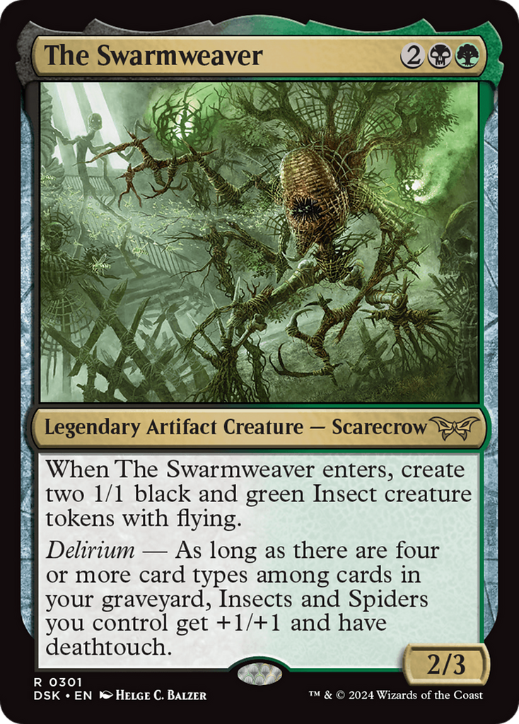 Magic: The Gathering - The Swarmweaver - Duskmourn: House of Horror