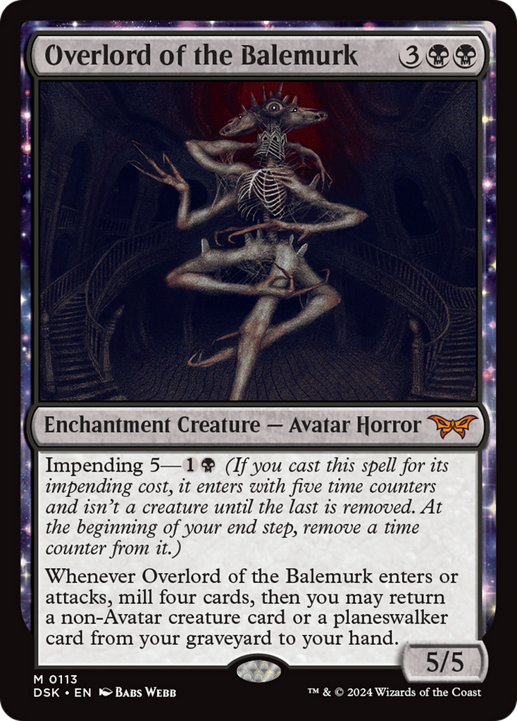 Magic: The Gathering - Overlord of the Balemurk - Duskmourn: House of Horror